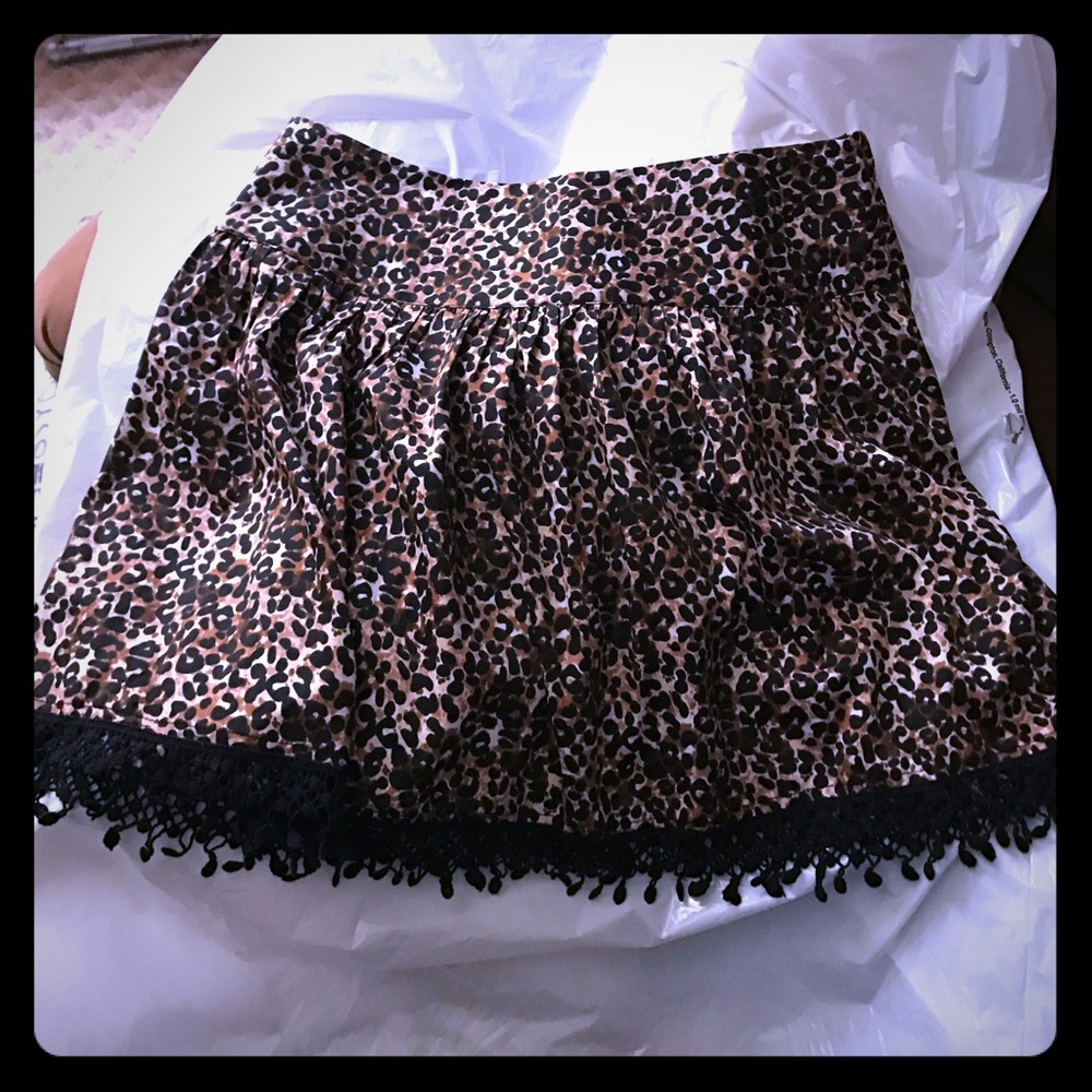Cheetah Mini Skirt