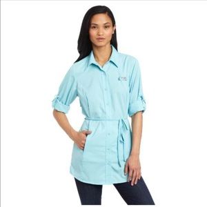 Women's Blue Columbia Shirt 👚, size L