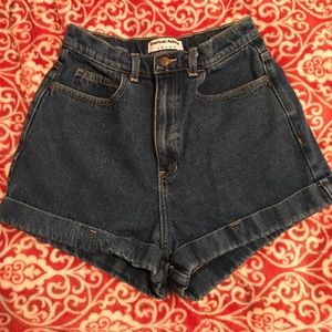 American Apparel High Waisted Shorts