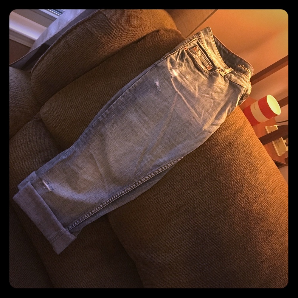 American Eagle denim capris