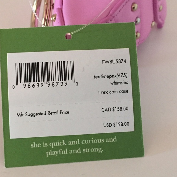 NWT Kate Spade T-Rex coin purse - Picture 5 of 6