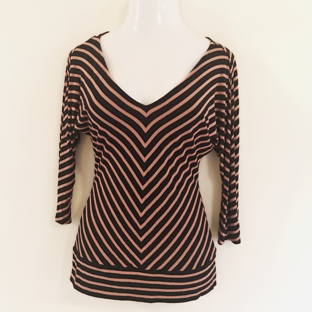 Philosophy Brand - T-Shirt - Blouse - Striped -xs