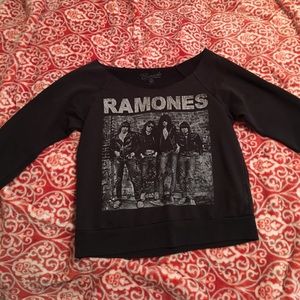 Ramones off the shoulder sweater