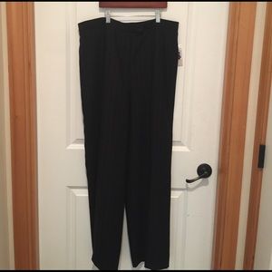Anne Klein pinstriped trousers size 16 NWT