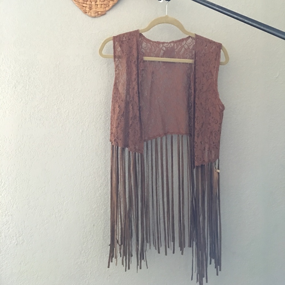 Bohemian Festival fringe vest