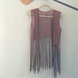 Bohemian Festival fringe vest