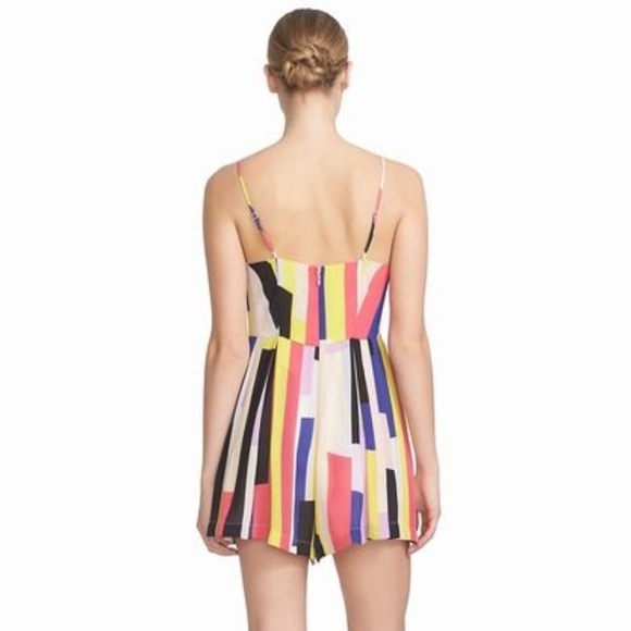 1. State Multi Colored Romper - Picture 2 of 5