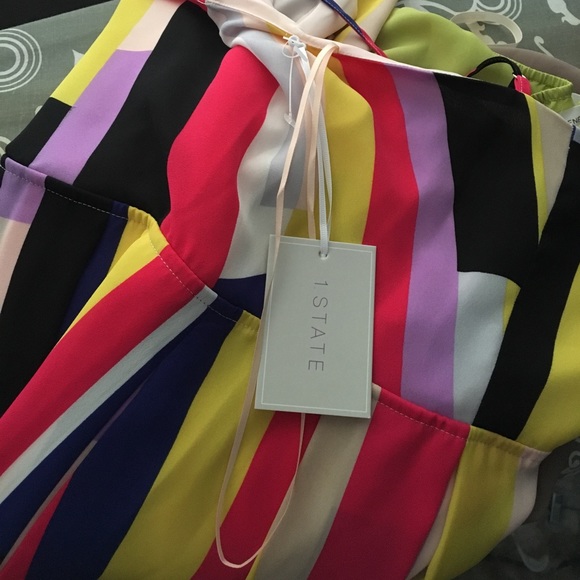 1. State Multi Colored Romper - Picture 5 of 5