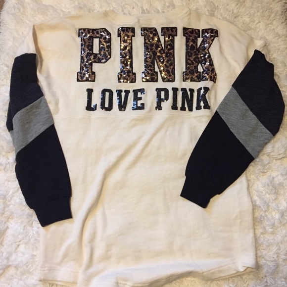 ‼️SOLD‼️ PINK Colorblock Cheetah Bling Crew NWOT - Picture 3 of 7