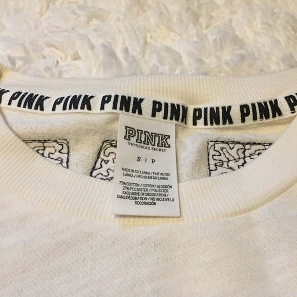 ‼️SOLD‼️ PINK Colorblock Cheetah Bling Crew NWOT - Picture 6 of 7