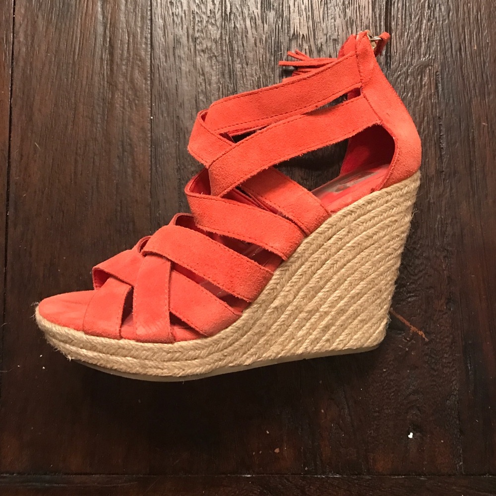 Dolce Vita Coral Wedges, size 9, never worn
