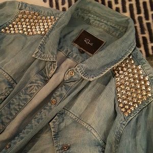 Rails Studded Jean Flannel in XS