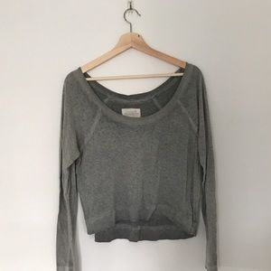 Free People Long Sleeve Top - Gray
