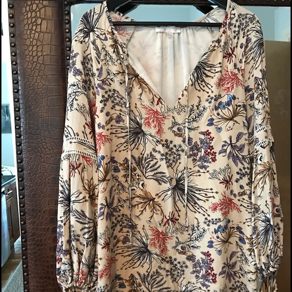 Wildflower-themed tunic/short festival dress
