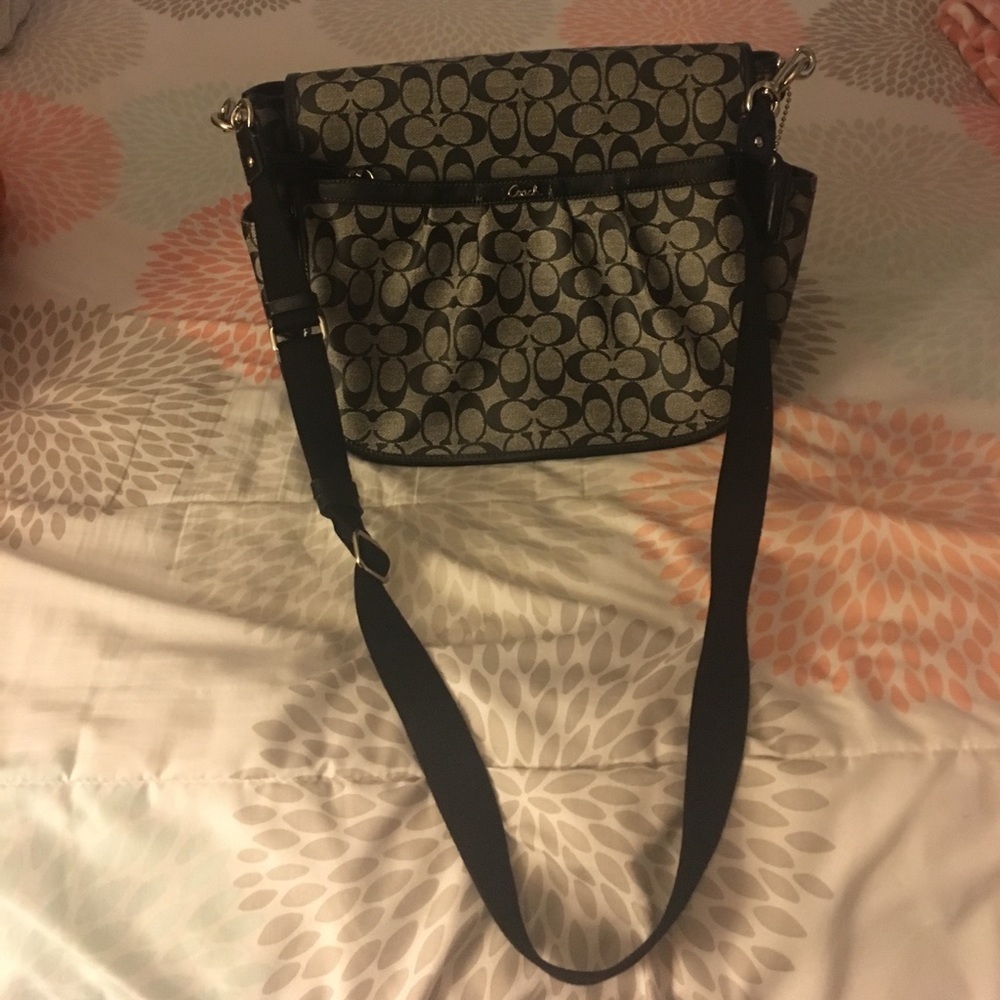 Coach Media Bag . Lots of storage. Used once. - Picture 2 of 4