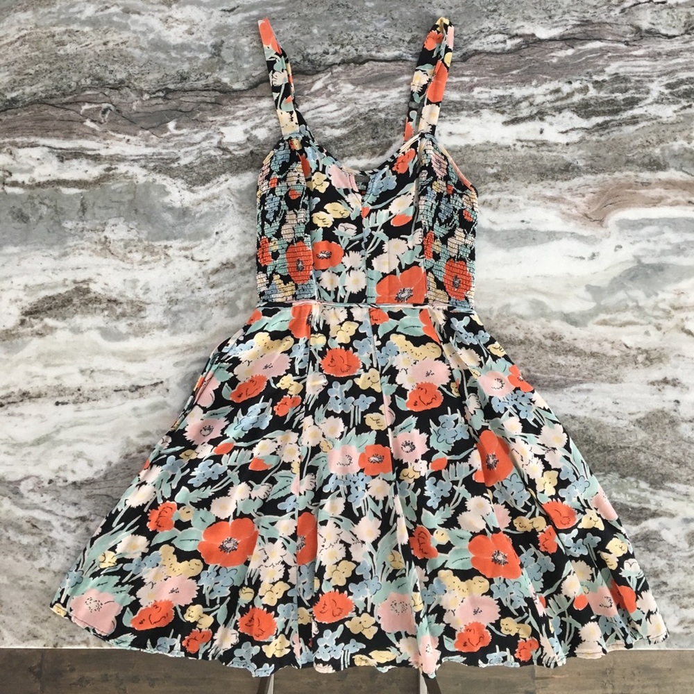 Kimchi Blue floral mini dress