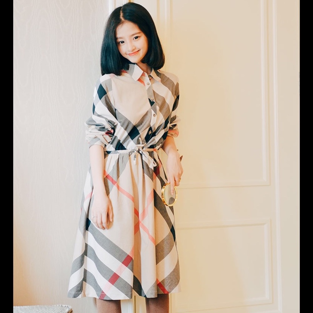 Plaid Dress for Autumn/Winter