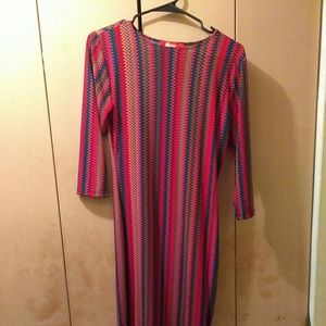 Aztec print mini dress