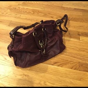 Francesco Biasia purple handbag