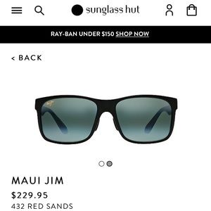 Maui Jim Red Sands Sunglasses NWT