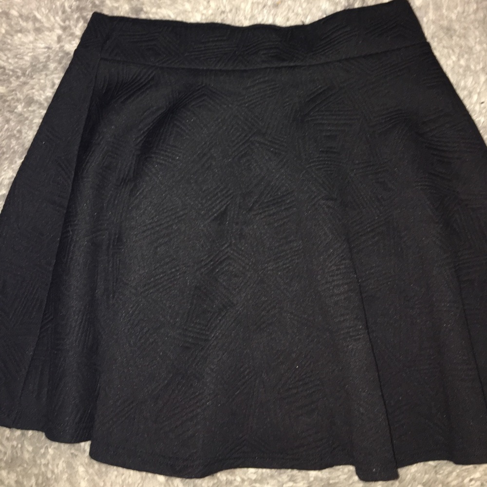 Black skater skirt