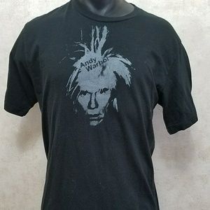 Andy Warhole Mens T-Shirt XL Black Graphic