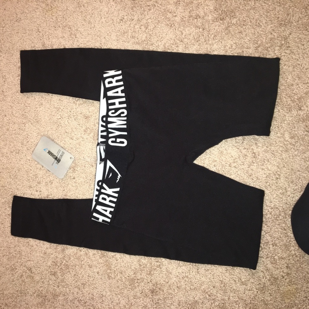 Gymshark fit legging black/white