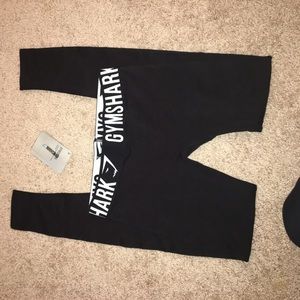 Gymshark fit legging black/white