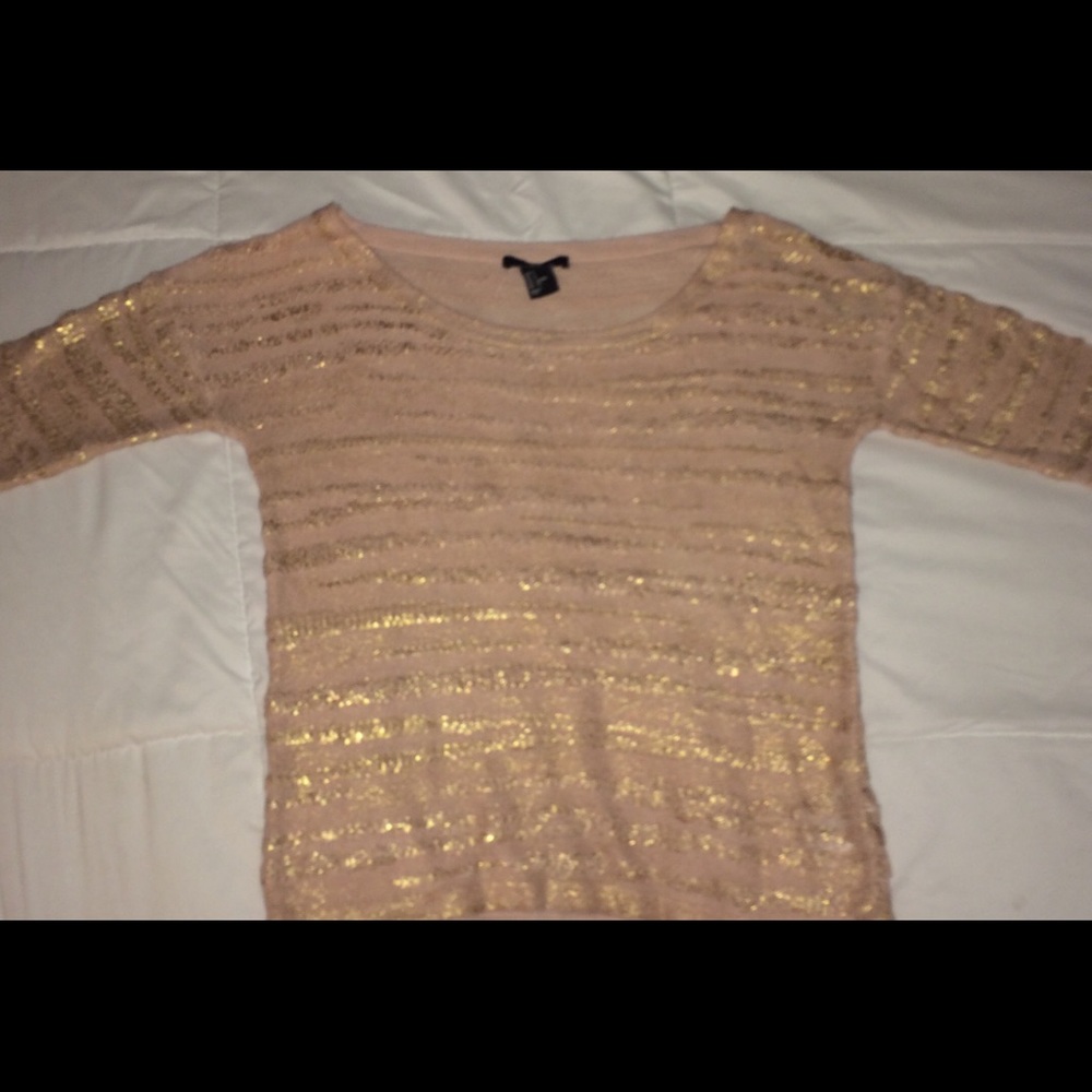 GOLD H&M SWEATER