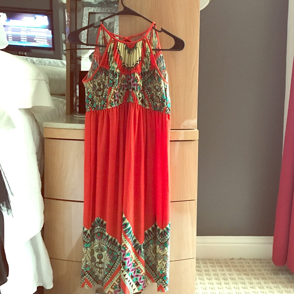 Orange Summer Dress