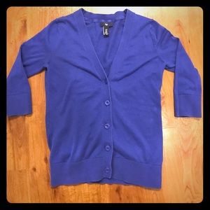 Blue-Purple Gap Cardigan