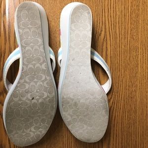 Size 8 coach wedge sandal