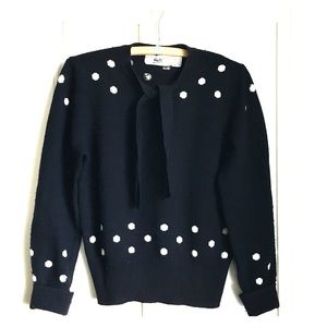 Sonia Rykiel Knits Black and White Sweater