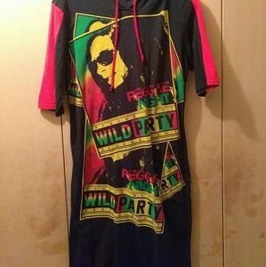 Short sleeved hooded dress SOLD