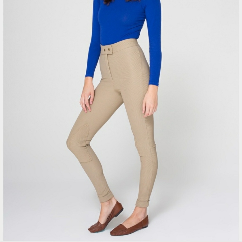 American Apparel ribbed riding pants