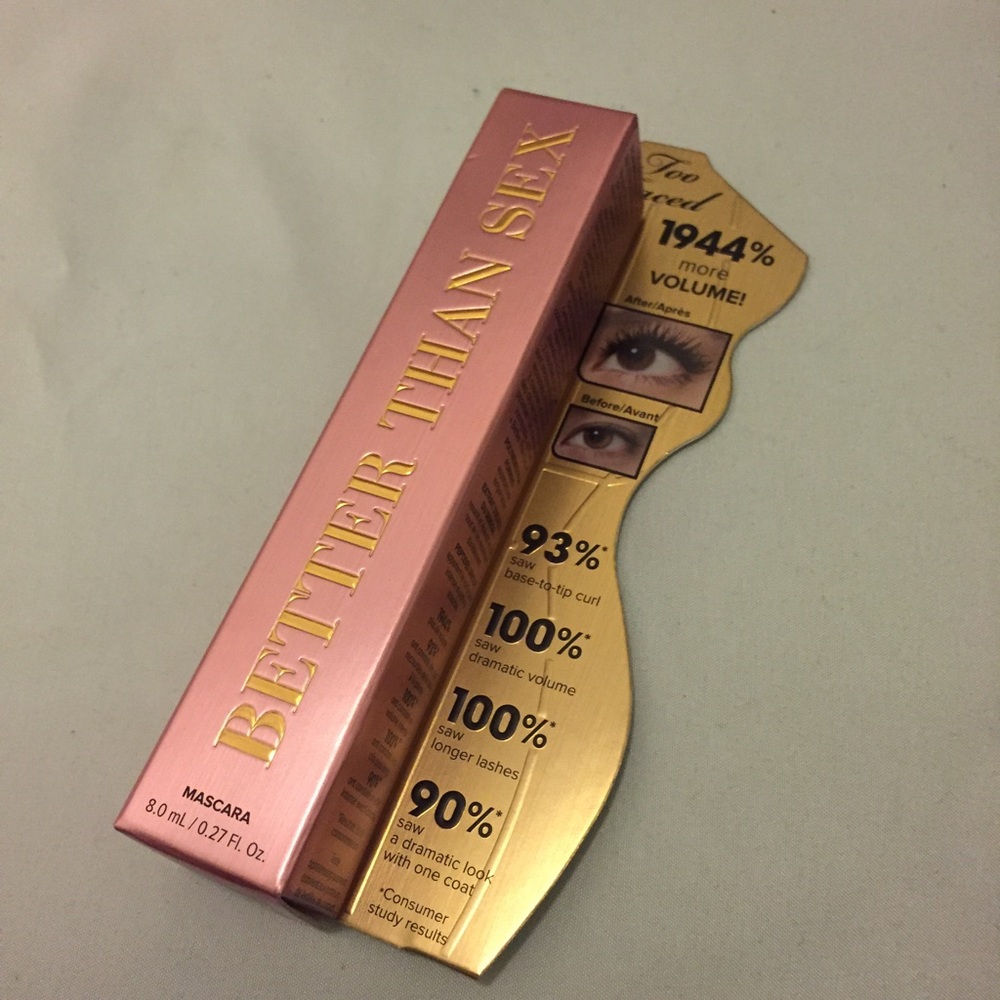 New Too Faced Better Than Sex Mascara