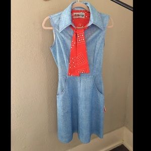 Vintage Neck-tie dress