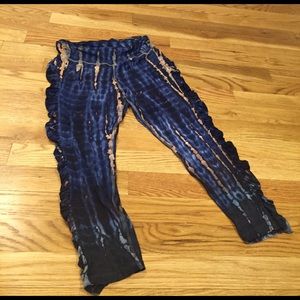 Tie dye Capri legging