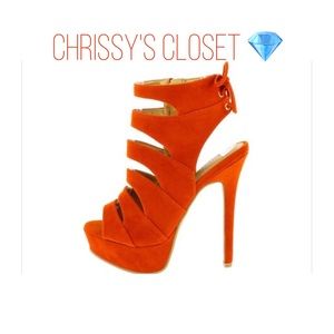 Sexy orange heels