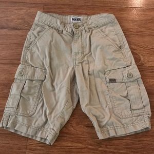 Boys VANS Khaki Cargo Shorts