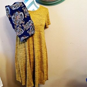 Lularoe XXS Mustard Carly