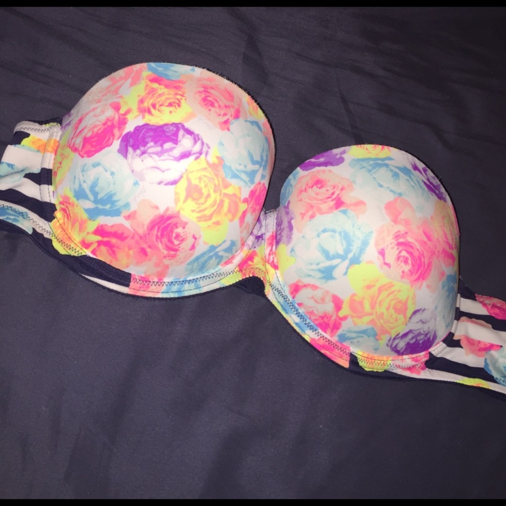 Floral Victoria Secret Pink Bra