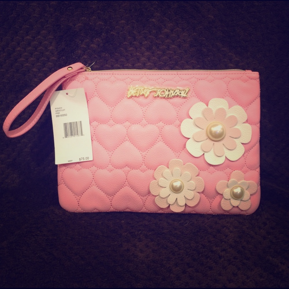 Betsey Johnson Wristlet Pouch