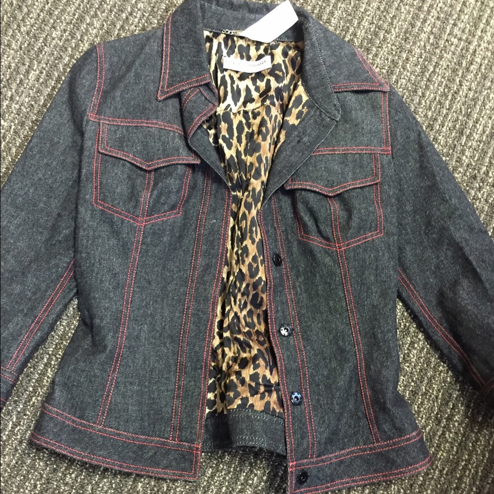 Dolce & Gabbana Black Denim Jacket