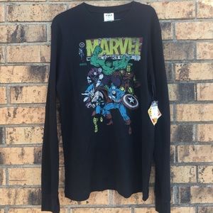 Women's Black Longsleeve Thermal Shirt