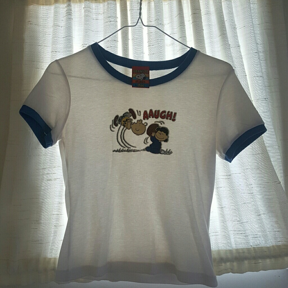 Peanuts vintage ringer tee