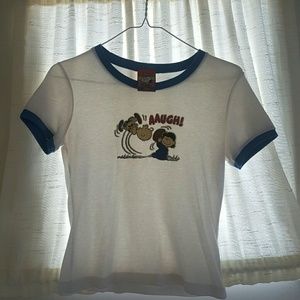 Peanuts vintage ringer tee
