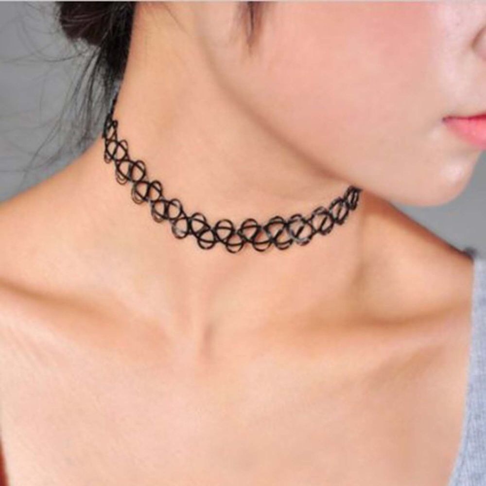 ⏰ ONLY 1 LEFT! Stretchy black choker
