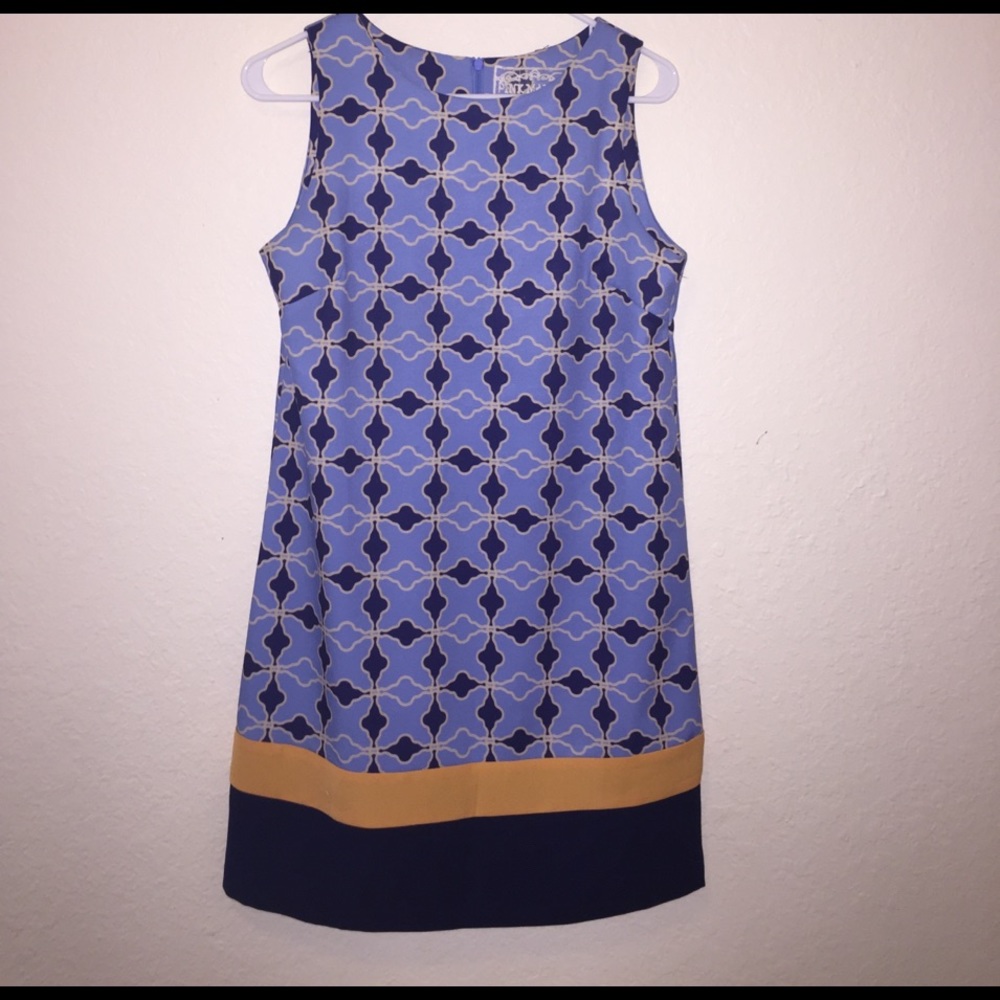 Pink Martini Boutique Dress with trellis print