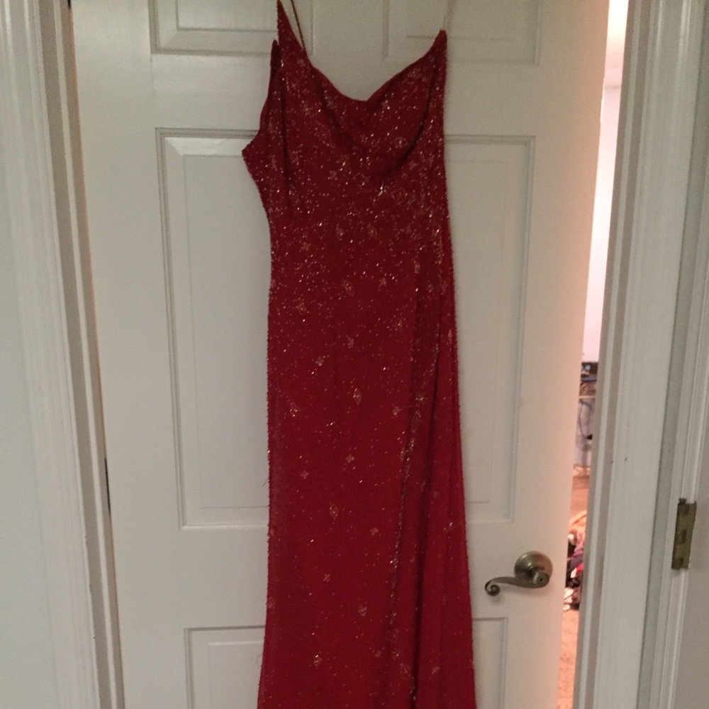 Red prom dress